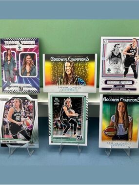 Sabrina Ionescu lot of 6 (NY Liberty)